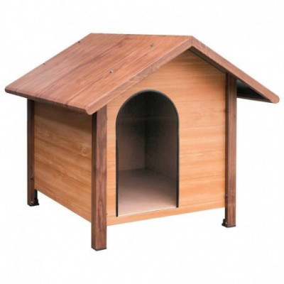 Caseta Montana Color Madera para Perros