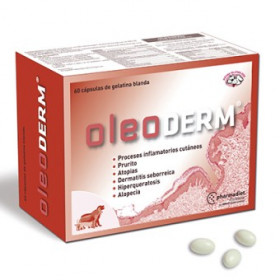 Oleoderm para Perros y Gatos - 1 Cápsula Oleoderm 1 Cápsula