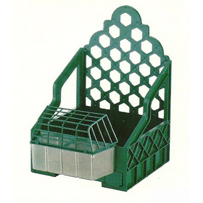 Soporte de plástico para jaula de reclamo