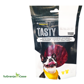 TASTY CROCI PECHUGA DE PATO 80 GR Tiras de Pechuga de Pato Tasty - envase 80 gramos