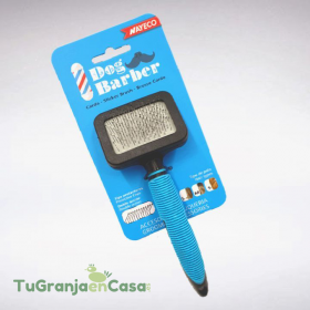 CARDA PEQUEÑA DOG BARBER Carda para pelo de perros pequeña - Dog Barbier - 6,5 cm