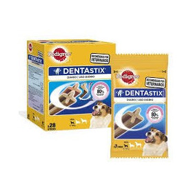 PEDIGREE DENTASTIX MINI 5-10 KG 7 UNIDADES Desntastic Perro Pequeño, Mediano o Grande (7 Unidades o 28 Unidades)