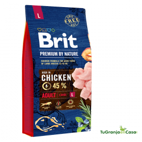 BRIT DOG PREMIUM ADULT LARGE CHICKEN 15 KG Brit Premium Adulto L