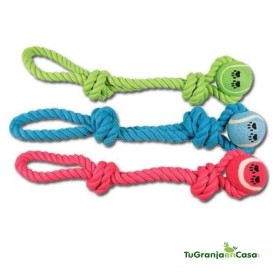 CUERDA DENTAL NUDO +1 PELOTA 45CM-320GR CUERDA DENTAL NUDO +1 PELOTA 45CM-320GR