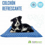 COLCHON REFRESCANTE COOL MAT GEL AZUL 76 X 66 CM