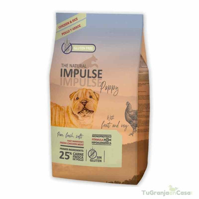 The Natural Impulse Dog Puppy Chicken 3 Kilos