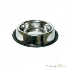 COMEDERO ANTIDESLIZANTE ACERO INOX 15.5 CM 450 ML COMEDERO ANTIDESLIZANTE ACERO INOX 15.5 CM 450 ML