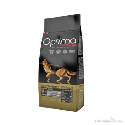 Optima Nova Dog Adult Mobility Chicken & Rice 12 Kilos