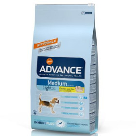 ADVANCE DOG LIGHT MEDIUM 12 KG ADVANCE DOG LIGHT MEDIUM 12 KG