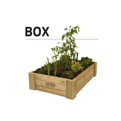 Cajón de Cultivo Box Hortalia - Madera de Pino