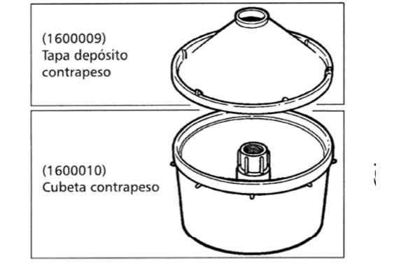 Tapa y Cubeta Bebedero Colgante Automático para Aves